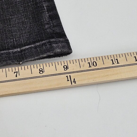 Liverpool Hannah High Rise Crop Flare Jeans Washed Black Women’s Size 4/27 - Picture 11 of 12
